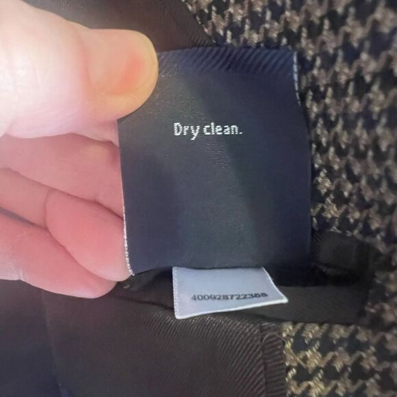 Croft & Barrow Brown Houndstooth Dressy Sports Coat Blazer Men's Size 42R - Picture 9 of 10